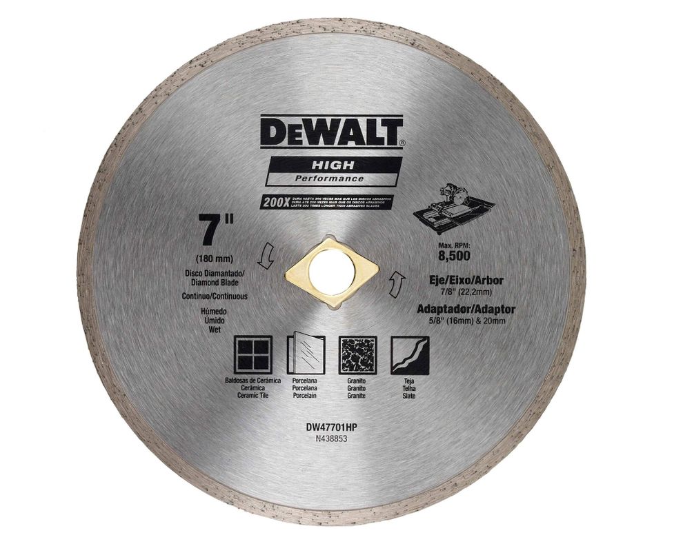 Disco diamantado 7'' DW47701HP