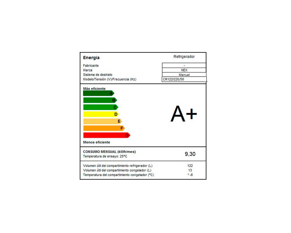 Frigobar CR122 blanco 122 lt-12