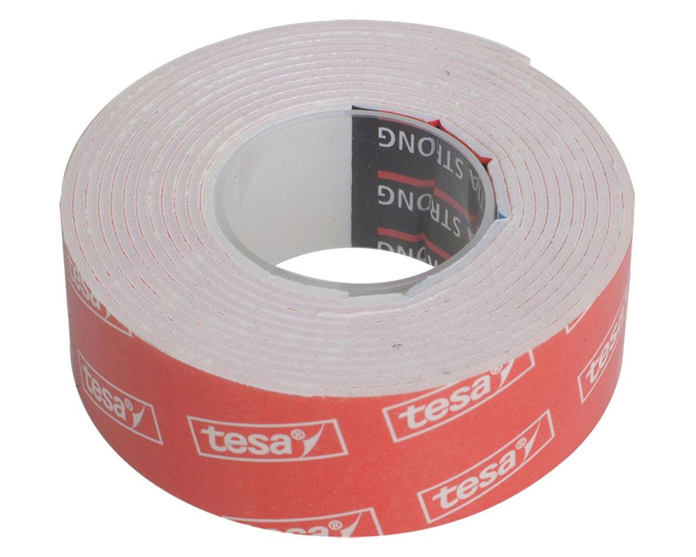 Cinta adhesiva 19 mm 1,5 m doble cara ultra fuerte Tesa