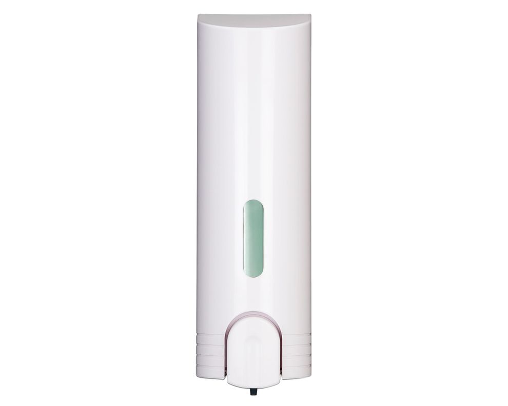 Dispensador jabón pared 380 ml blanco Cotidiana-0
