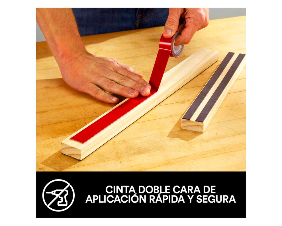Cinta montaje doble faz Extrema 2.54 cm x 10.1 m negro-5