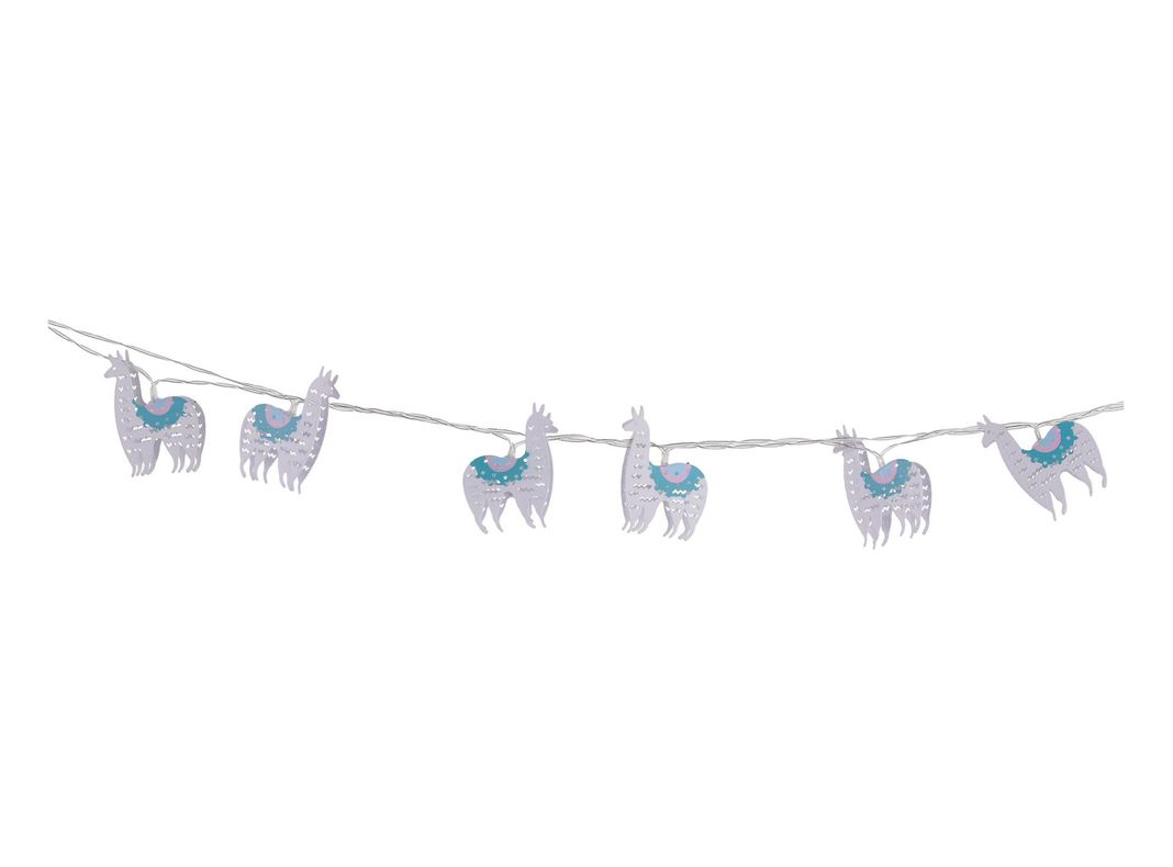 Guirnalda 10L LED Alpaca blanco/turquesa Conceptlighting-0