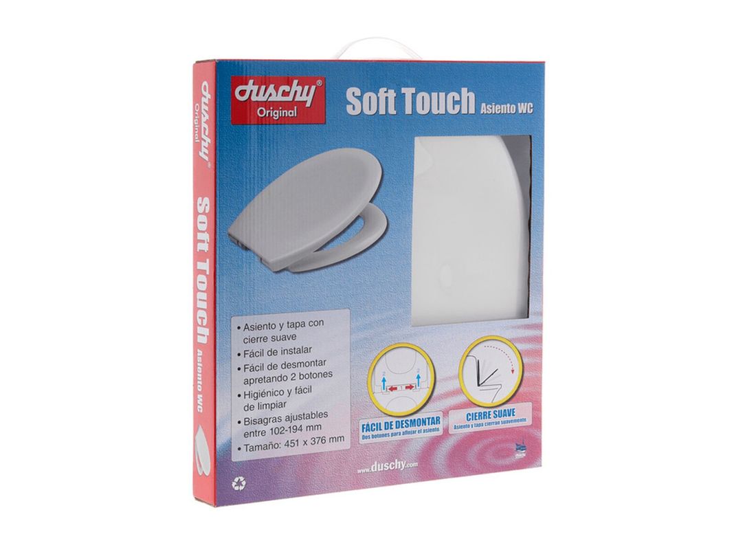 Asiento WC cierre suave Soft touch Duschy-2