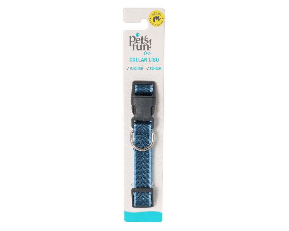 Collar perro M liso Pet's fun-15