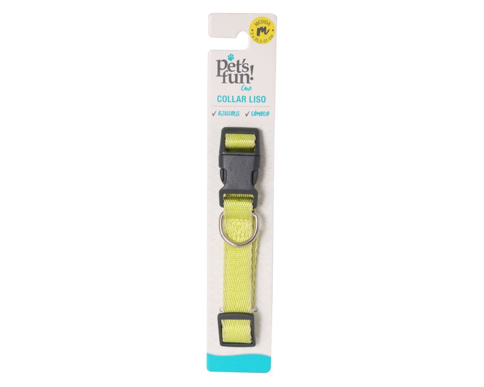 Collar perro M liso Pet's fun-11