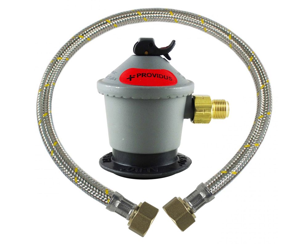 Kit regulador 3/8'' HI izquierdo + flexible 1 m Providus