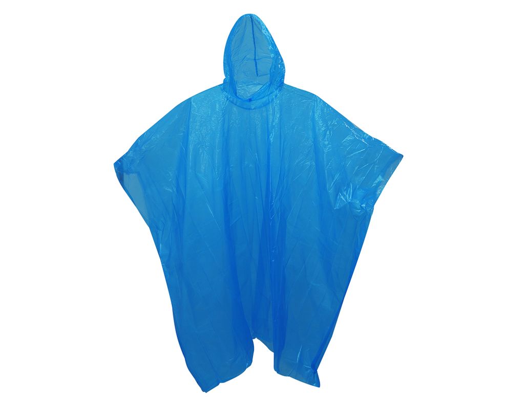 Poncho de emergencia Biodegradable azul Alaska.