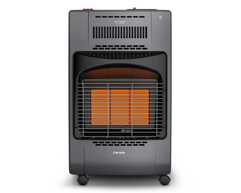 Estufa gas híbrida Fel 1500H gris-0