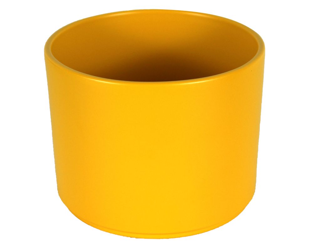 Macetero 11.5 cm Hanover mostaza Japi