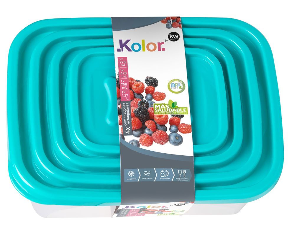 Hermético Maceio 4 piezas Kitchenware