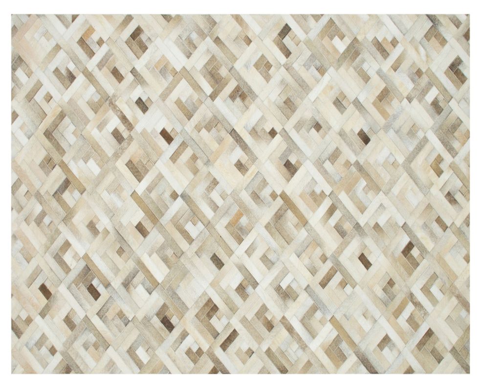 Alfombra 60x120 cm Leather Patch café Dib