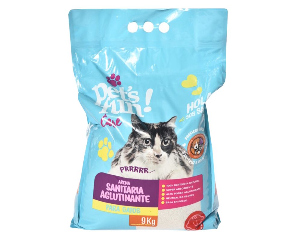 Arena sanitaria 9 kg Aglutinante aroma lavanda-0