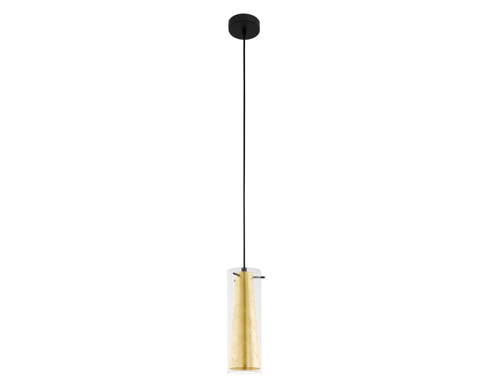 Lámpara colgar 60W E27 1L Pinto Gold