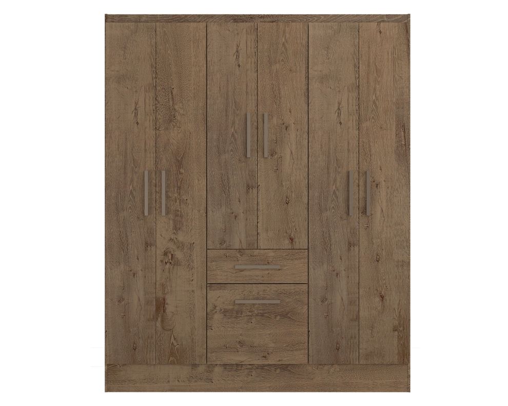Clóset 6 puertas 1 cajón 1 zapatero Moca M+Design-0