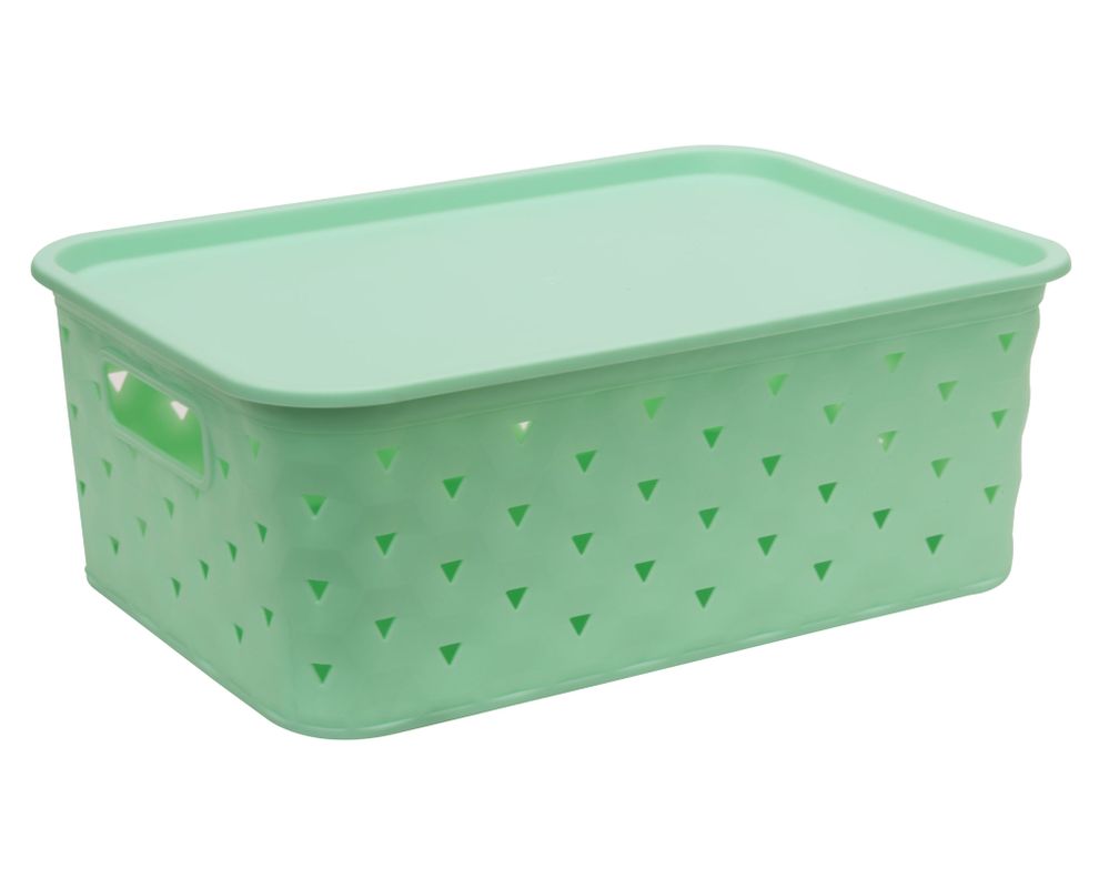 Caja organizadora 5 litros Decobox verde Wenco