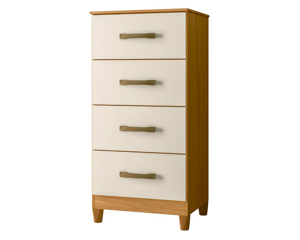 Cómoda Castro beige 4 cajones