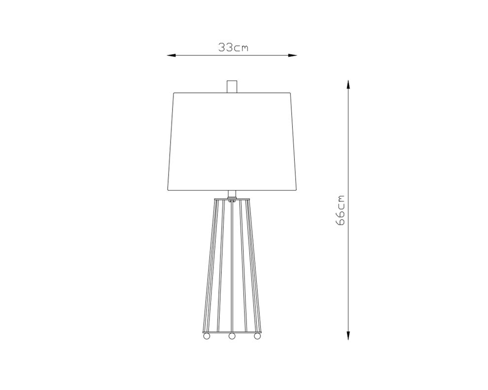 Lámpara mesa 1L E27 Artemisa-3