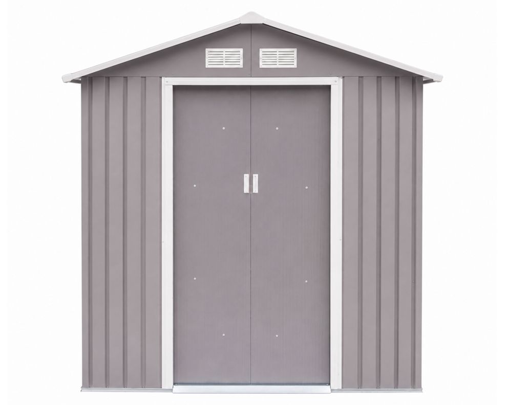 Bodega de jardín IGBJ125-195G gris 186x196x132 cm 2.44 m2