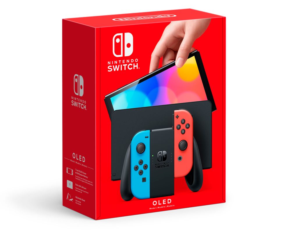 Consola Nintendo Switch OLED neon LT2 Nintendo | Paris.cl