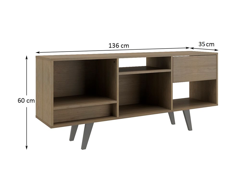 Rack TV 55" Rk 2111 café-3