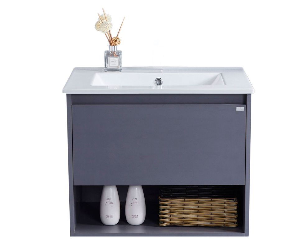 Mueble vanitorio + cubierta Queen silver grey