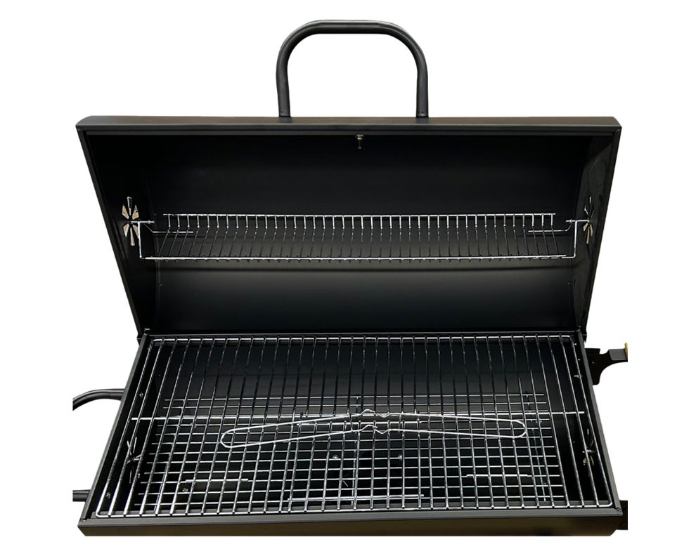 Parrilla a carbón Montana negro-11