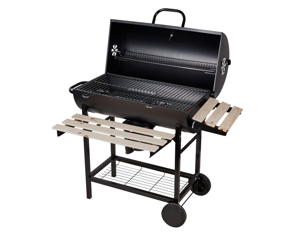 Parrilla a carbón Montana negro-10