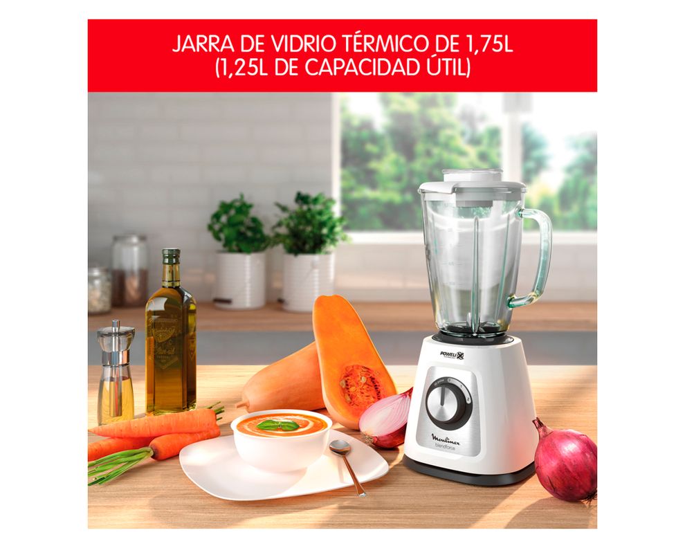 Licuadora Blendforce 800W blanco-1
