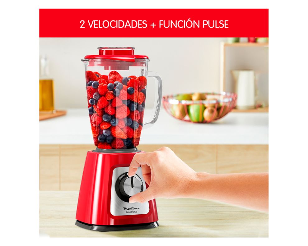 Licuadora Blendforce 800W rojo-2