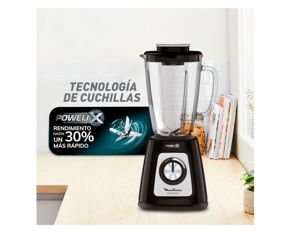 Licuadora Blendforce 800W negro-5