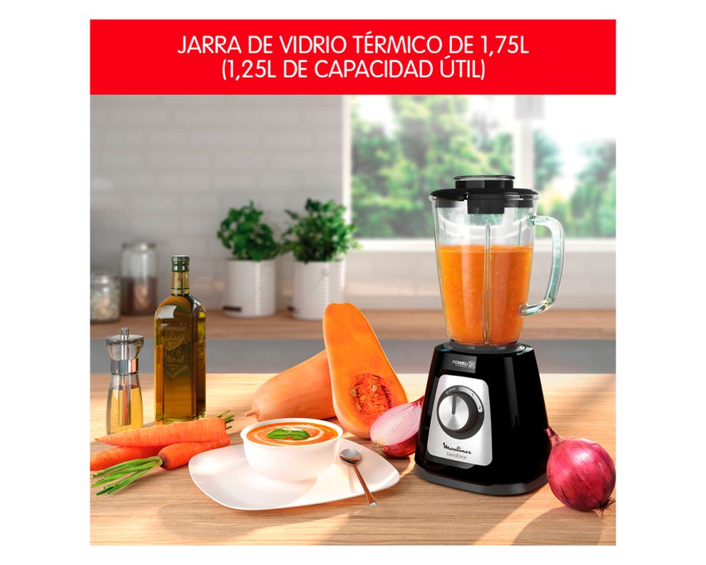 Licuadora Blendforce 800W negro-2