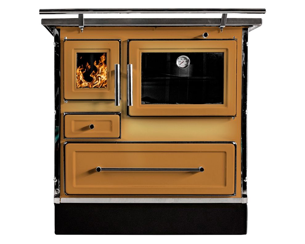Cocina a leña Calbuco MZ80 difumada 40 lt