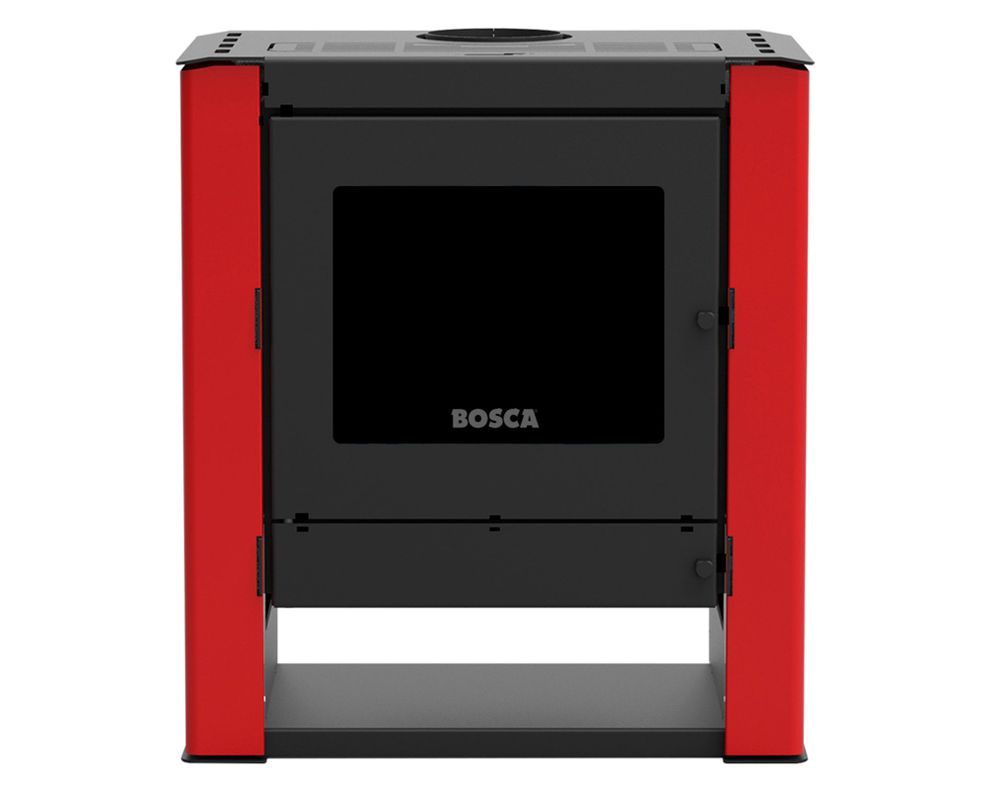 Calefactor leña Gold 500 rojo/negro-0
