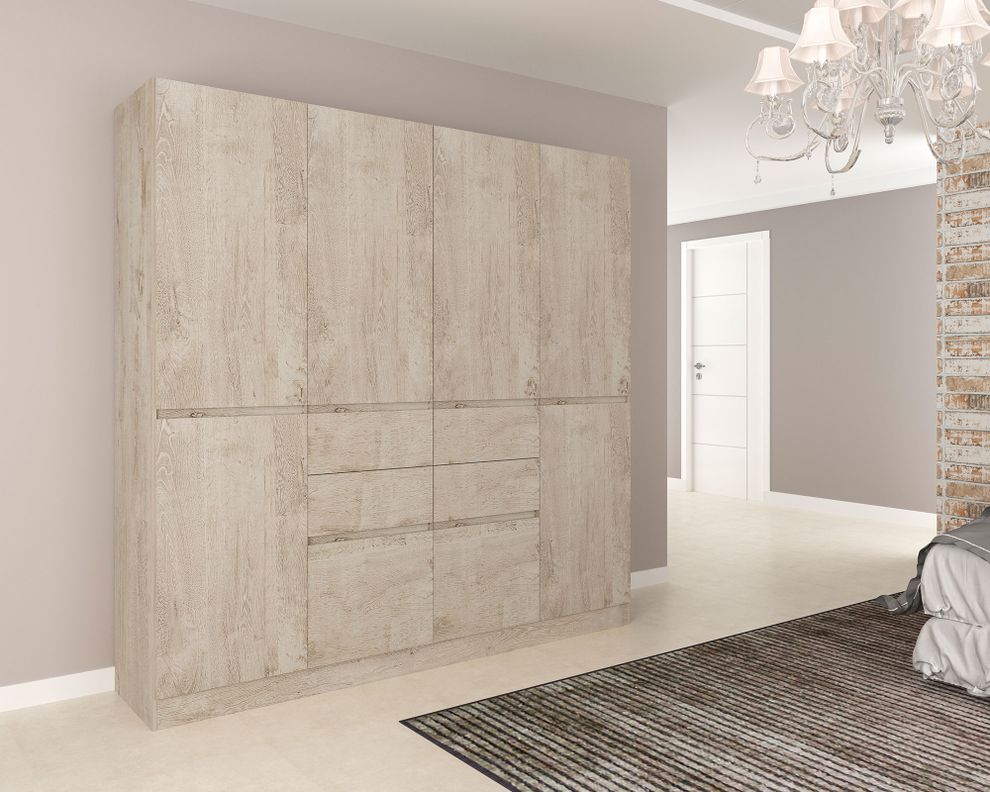 Clóset Grecco crema 8 puertas 4 cajones M+Design | Paris.cl