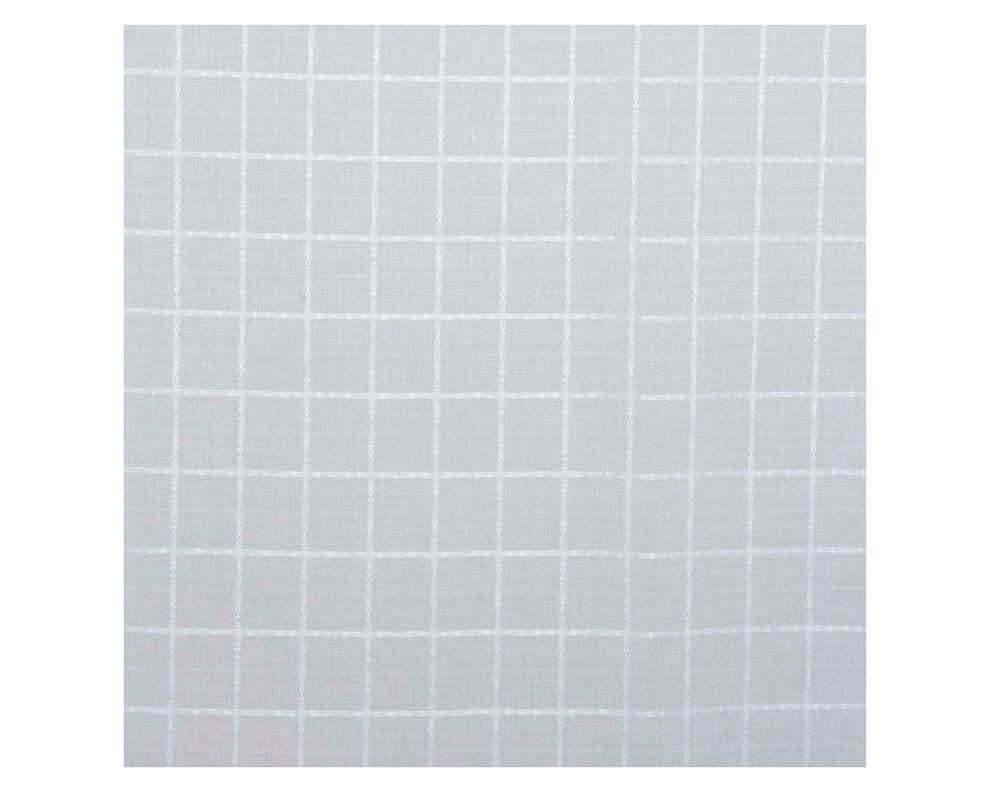 Set 2 velos Cuadros blanco 225x140 cm-3