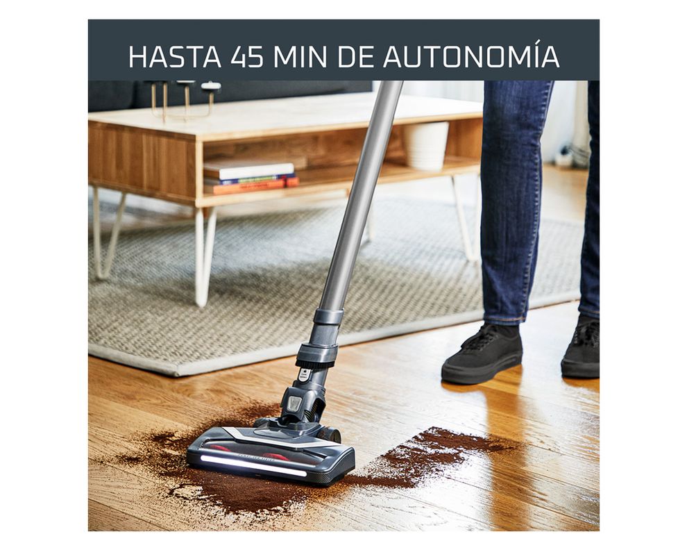 Aspiradora vertical inalámbrica X-Pert azul 100W-2