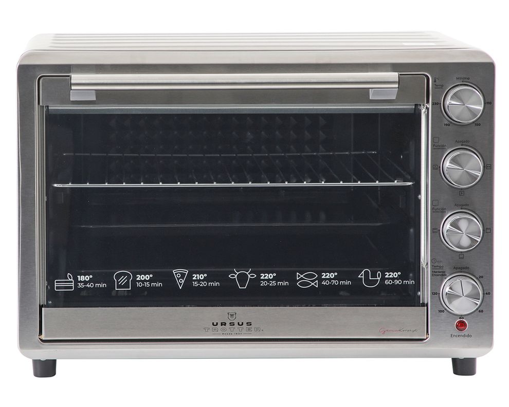 Horno eléctrico UT-BACKOFEN PRO-I gris 80 lt-0