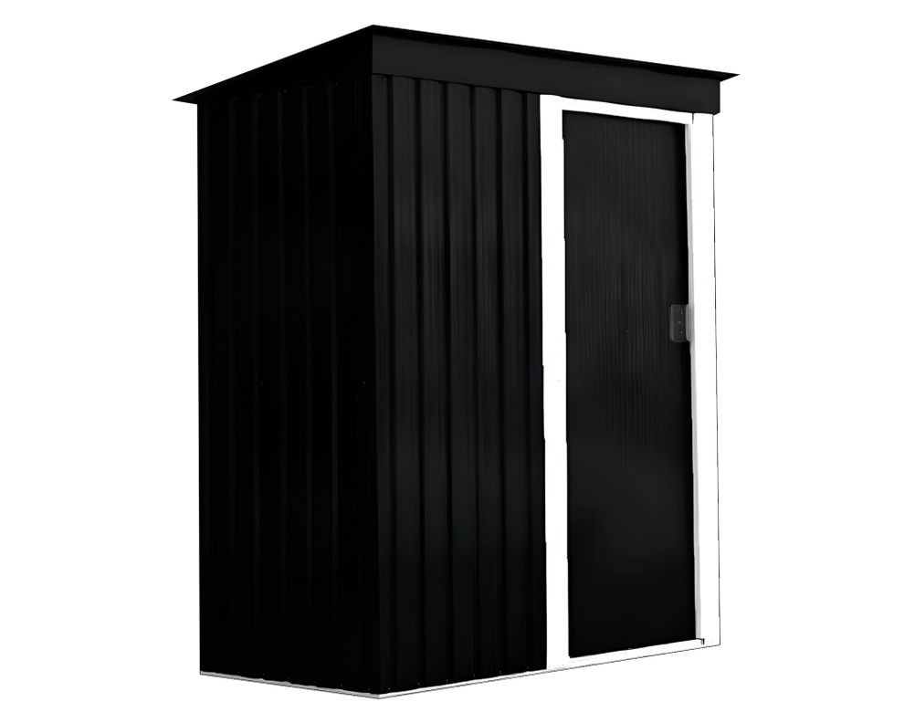 Bodega de jardin negro 181x162x86 cm