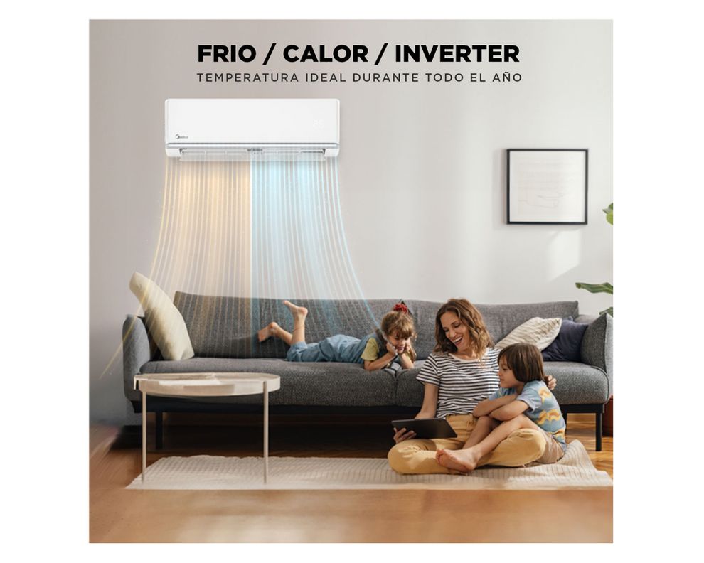 Aire acondicionado split inverter XTRA09K 9000 BTU frío/calor-3