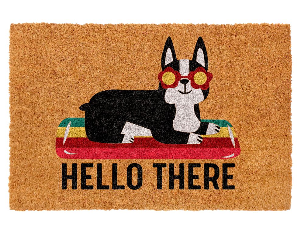 Limpiapiés coco Hello there 40x60 cm