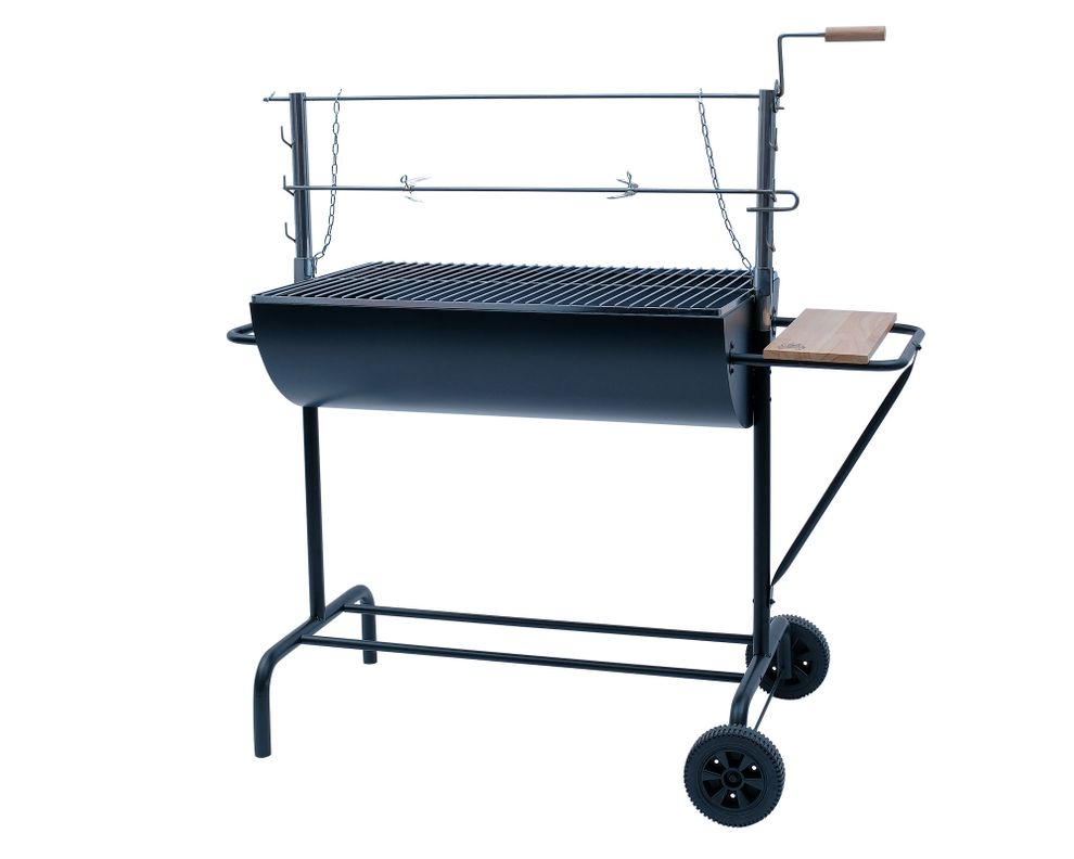 Parrilla carbón Medio tambor XL