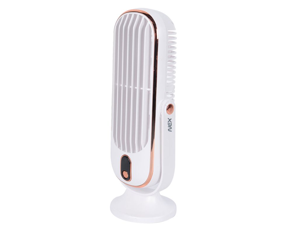 Nex Ventilador escritorio USB blanco