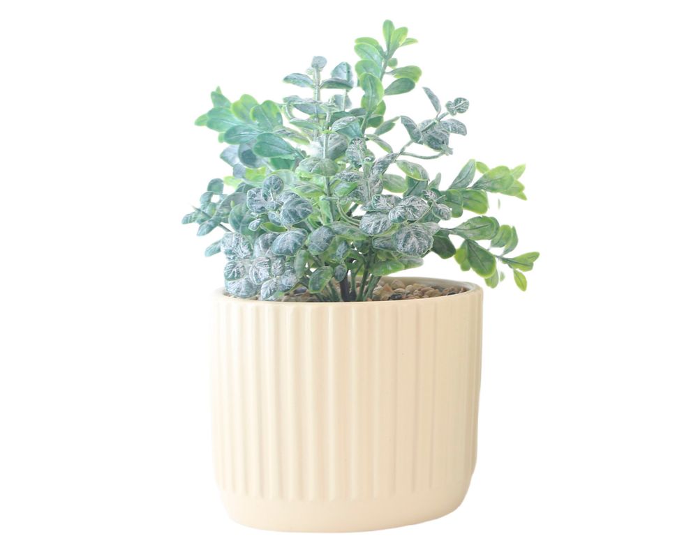 Maceta Amaranto beige 12 cm