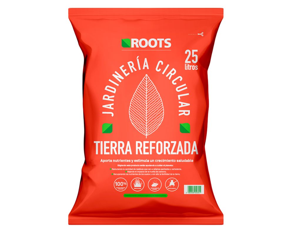 Tierra reforzada 25 lt
