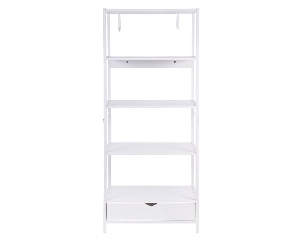 Repisa Oregón blanco 1 cajón