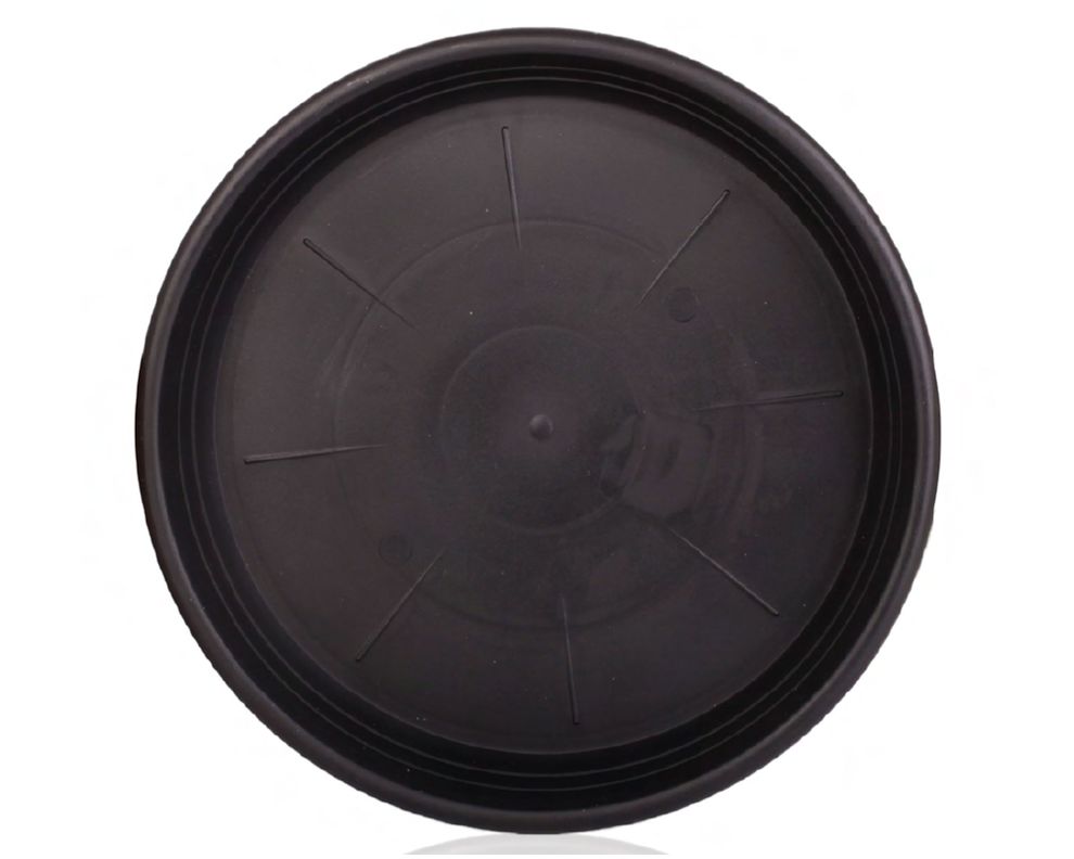 Plato maceta negro 32 cm