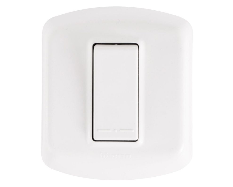Interruptor simple 9/12 con casquete modus plus Bticino