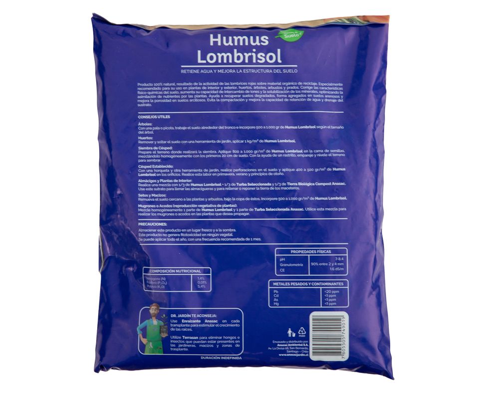 Abono Humus lombriz 1 kg-1