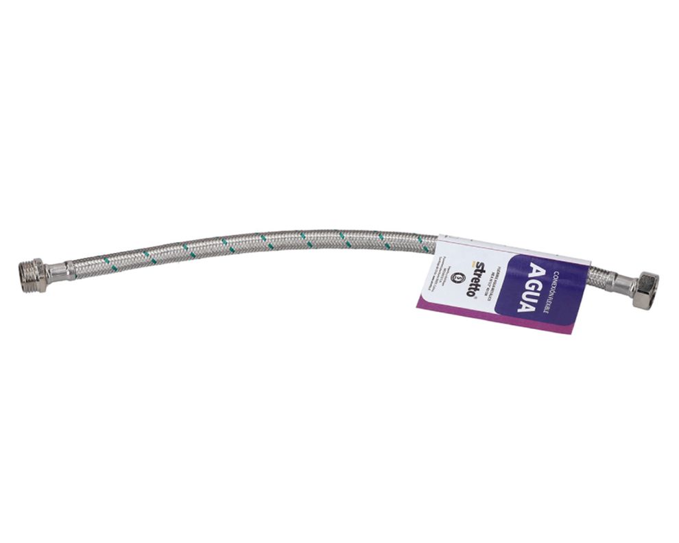 Flexible de agua HE-HI 1/2" 40 cm