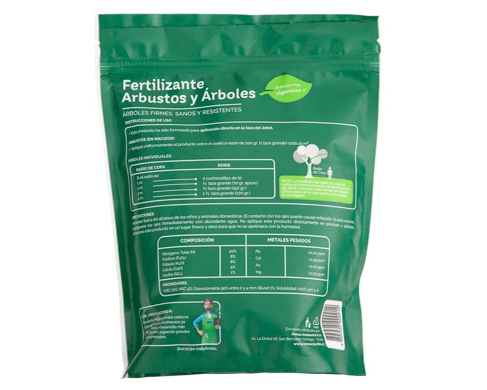 Fertilizante árboles/arbustos 1 kg-1